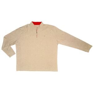 Coolibar Men's Shirt 1/4 Quarter Zip XXL UPF 50+ Sun Protection 2XL Pullover EUC